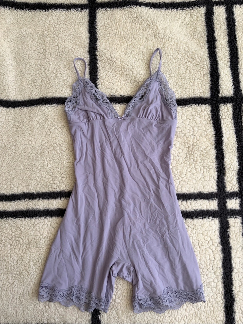 SKIMS Fits Everybody Lace
Triangle Onesie in Jupiter